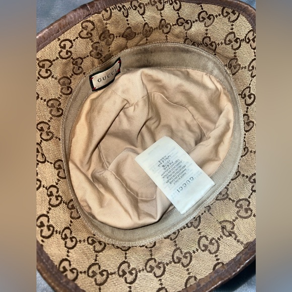 GG CANVAS BUCKET HAT - Picture 3 of 4